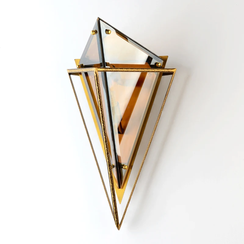 

Wall lamp post-modern creative hotel facade bedroom bedside living room dining room corridor simple glass wall lamp
