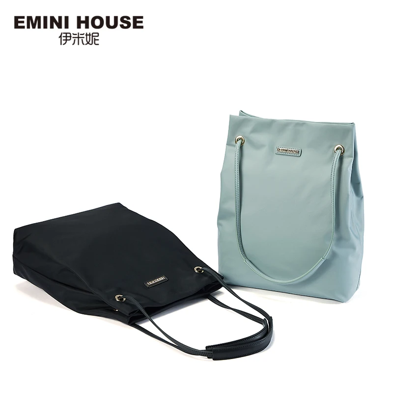 EMINI HOUSE вместительная нейлоновая сумка тоут женская через плечо сумки для женщин