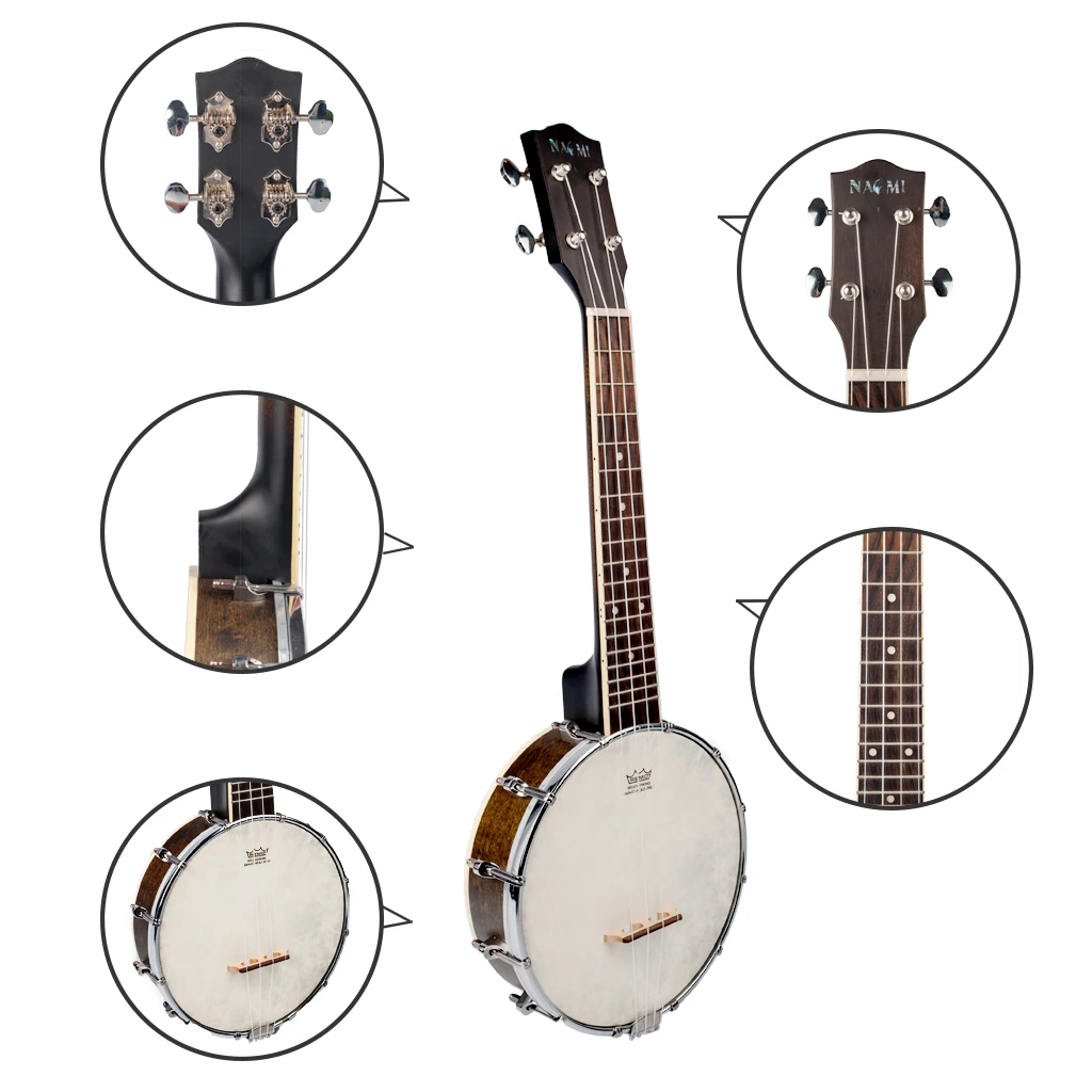Banjolele Banjouke концертные весы укулеле с сумкой для концертов детей взрослых детьми