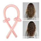 Плойка для волос с лентой без тепла, Плойка для завивки волос, повязка на голову, шелковая плойка, лента для завивки волос