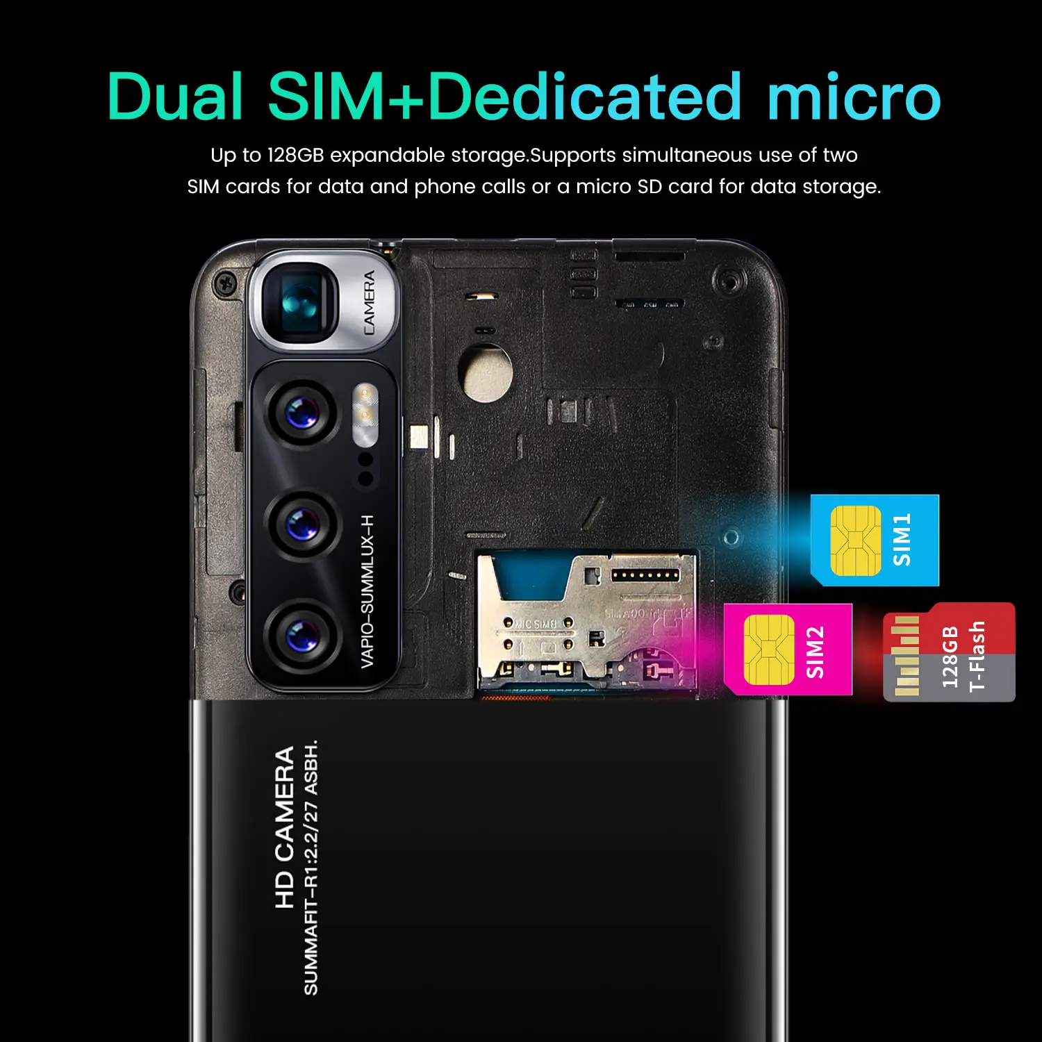 

P48 Plus 5.8 Inch 64GB/128GB Dual SIM Fingerprint Unlock 13+24MP Andriod 10 Smartphones 4800mAh 5G LTE Bands Cellphone MTK6799