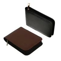 2pcs pen case schoolbag pen pencil case leather case for 12 pen k20 black brown