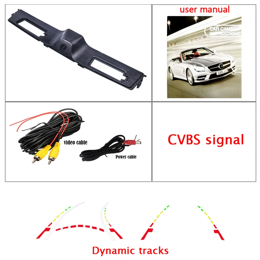 

Камера заднего вида AHD 1920*1080P для Jeep Compass 2017 2018