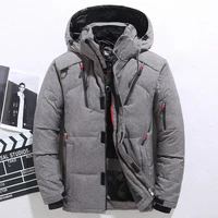 casual winter warm snow jackets menclothing white duck down jacket parkas man thicken coats male degree windbreaker park
