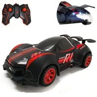 116 radio control car 2 4ghz electric car child with led lights and spraying rechargeable battery toy cars gift for 4 years