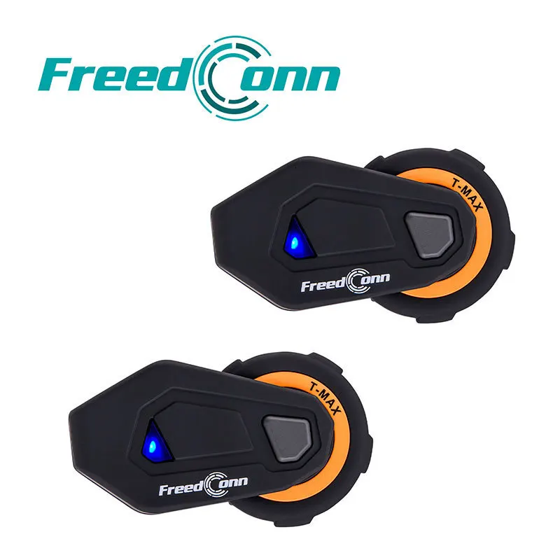 2 шт FreedConn T-max мотоциклетный шлем Интерком 6 всадников Bluetooth гарнитура с fm-радио Moto Intercomunicador
