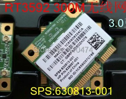 

Новинка для Ralink RT3592 RT3592BC8 Half MINI PCI-E Wlan WIFI + 3,0 для беспроводной карты, совместимой с Bluetooth, для HP SPS:630813-001