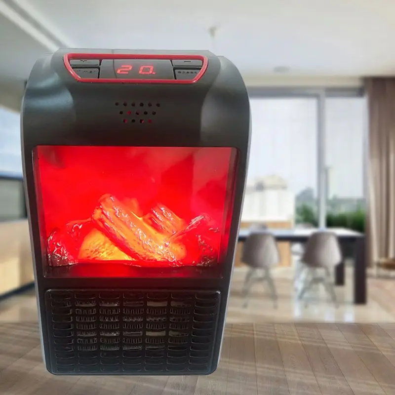 Электрический Настенный мини обогреватель с эффектом пламени воздуха