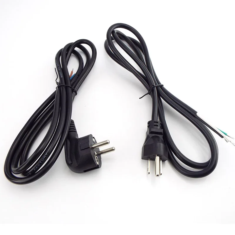 Wire Ac Power Supply Extension Cord For Electrical Fan Vacuu