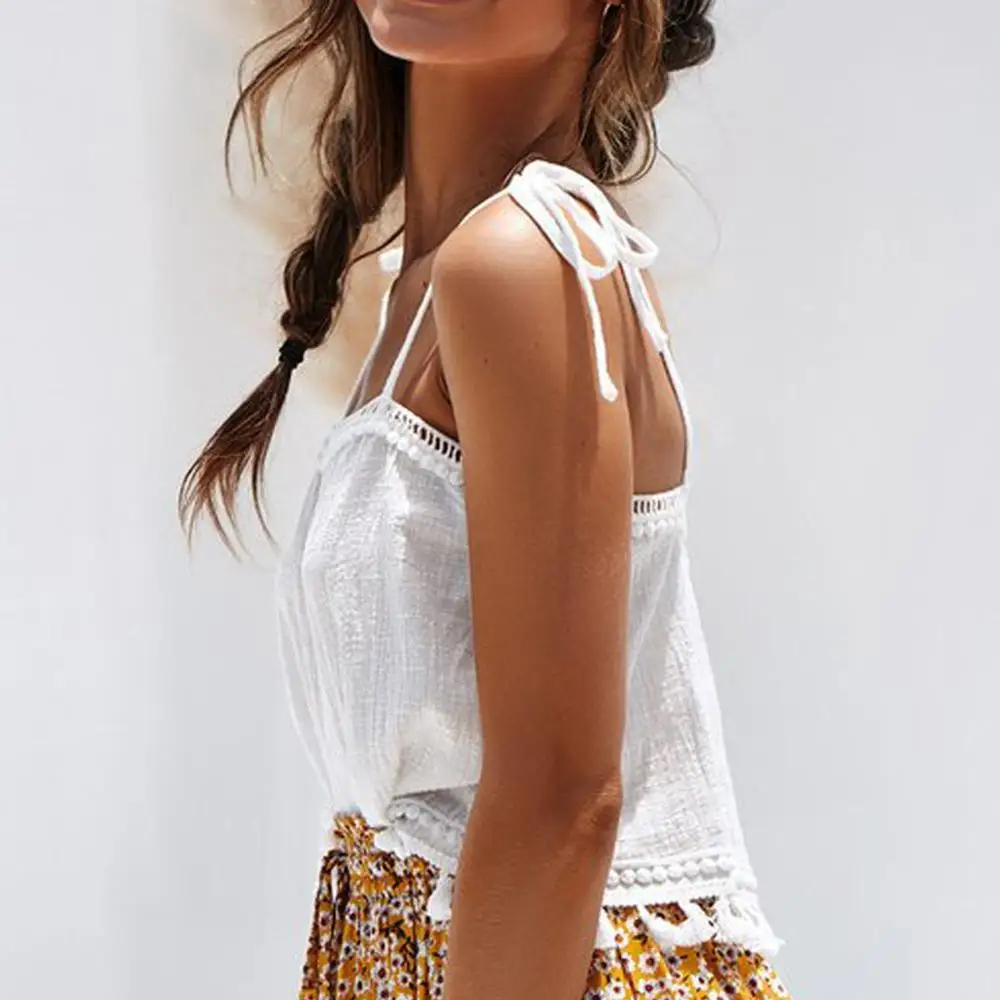 Летний сексуальный топ для женщин полиэстер шифон кружево блузка femme пэчворк без