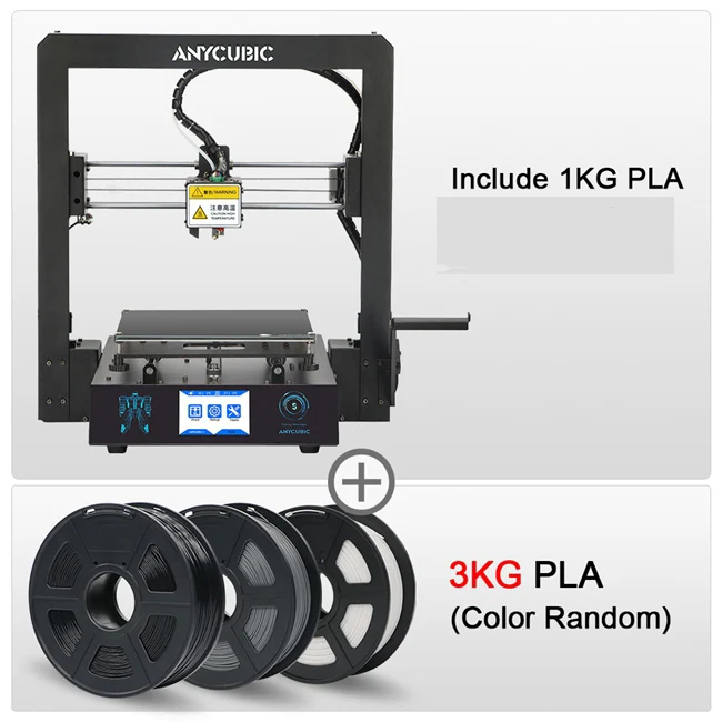 Mega S add 3kg ANYCUBIC 3d принтер мега-S обновления I3 Мега огромный объем сборки 3d принтер металлический каркас Ultrabase 3d принтер impressora 3d Друкер - Цвет: Mega S add 3kg