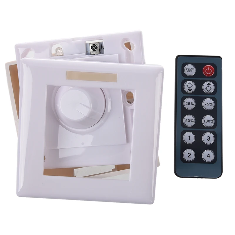 12V 8A радио Светодиодный Яркость диммер ручка пульт дистанционного управления