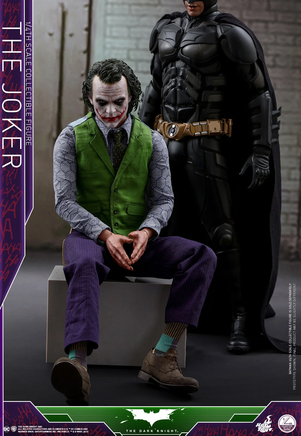 HT HOTTOYS QS010 1/4 Бэтмен Темный рыцарь Джокер Хит Леджер нормальная версия Коллекция фигурка для фанатов подарок на праздник
