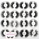 Ресницы Visofree 25 мм 3D норковые ресницы 100% без жестокости норковые ресницы 25 мм накладные ресницы для макияжа Драматические Длинные толстые ресницы