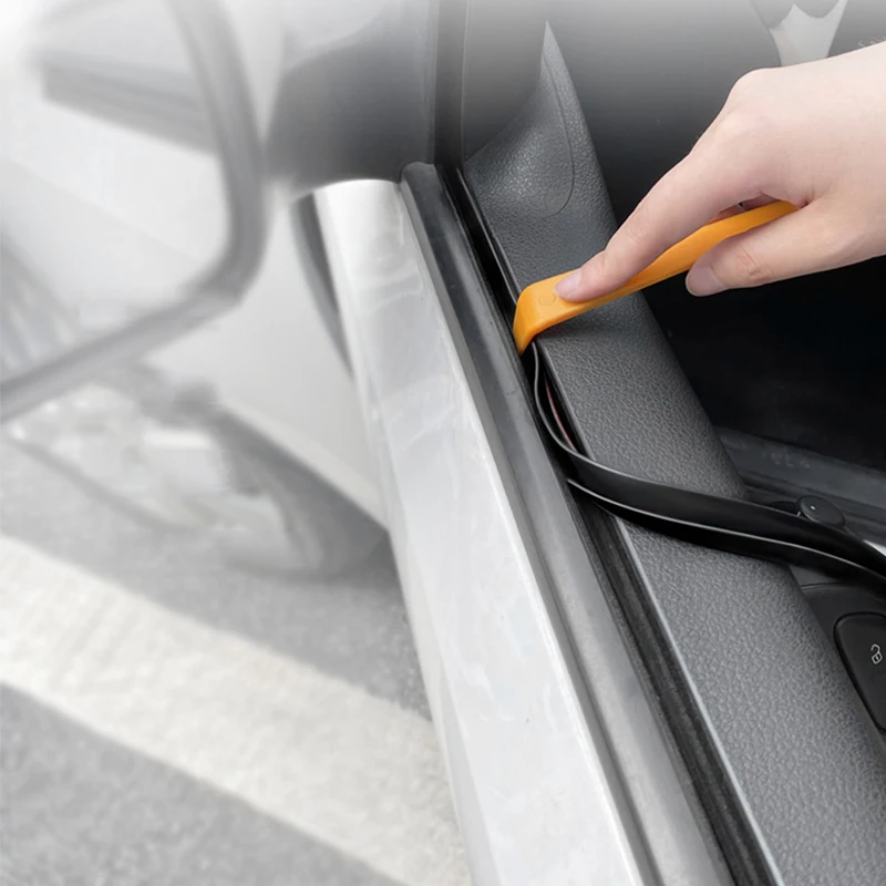 

Universal DIY Car Styling Rubber V Type Car Door Window Glass Seal Strips Sticker Soundproofing Sealing Sticker Auto Accessories