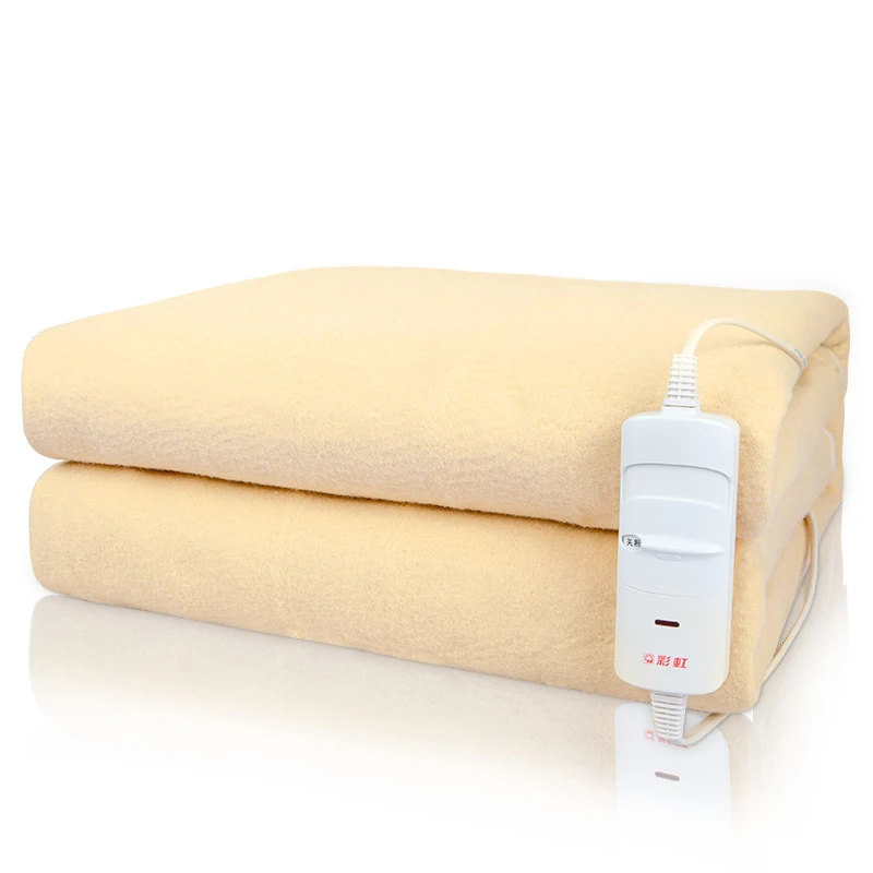 

Double Electric Blanket Warm Heater Bed Thermostat Warmer Heater Carpet Mantas Electricas Calentadoras Heated Blanket DA60DRT