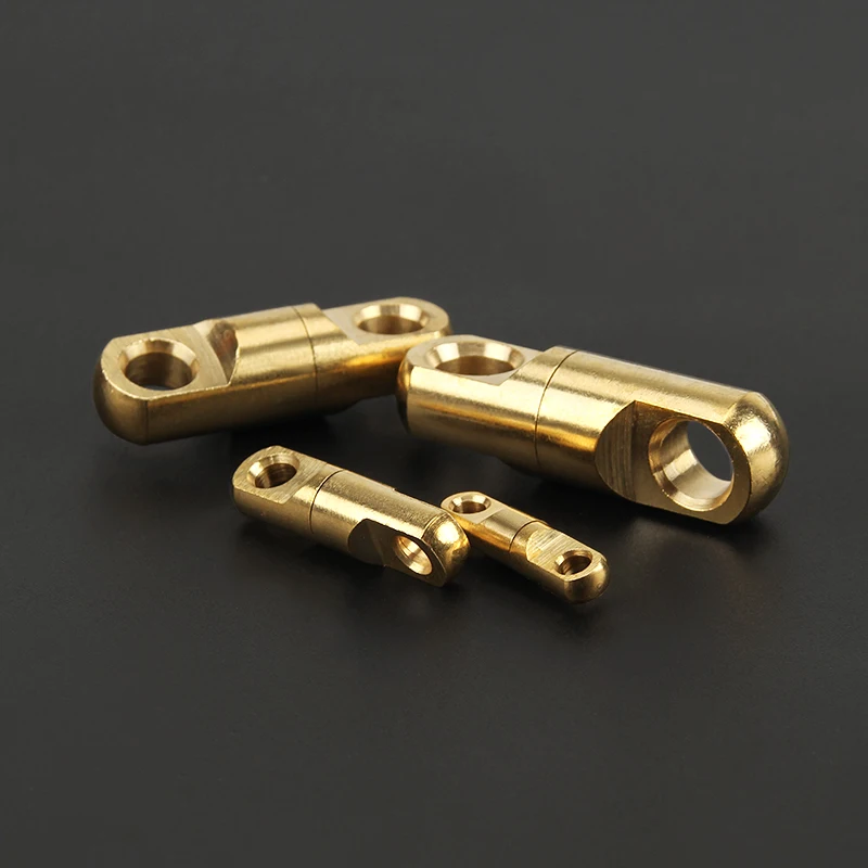 3pcs Brass Keychain DIY EDC Key Rotate 360 Degrees Buckle Accessories Ring Outdoor Tool | Спорт и развлечения