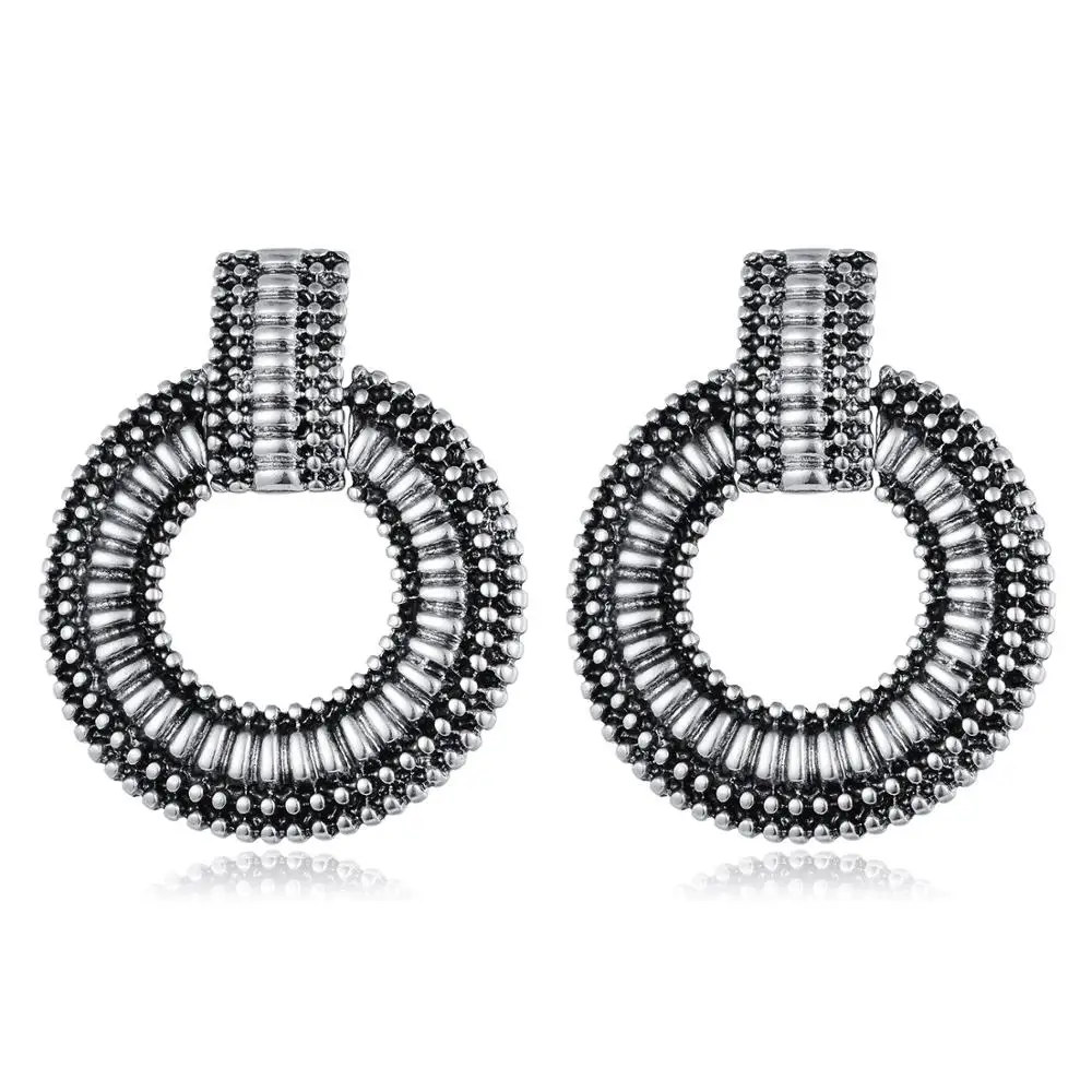 

2022 New Round Earrings Designed for Girls Daily Wear Brinco Bijoux Statement Accessory Gift