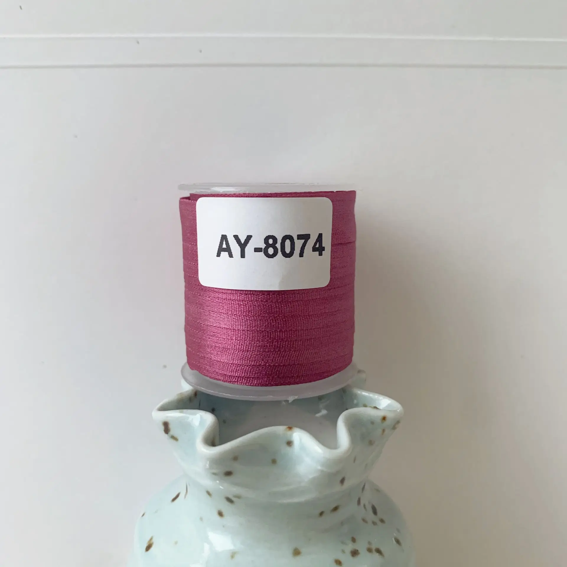 

AY-8074 A Roll Wholesale 2mm-36mm 100% Pure Silk Embroidery Ribbons Handcraft Supply Double Faced Thin Taffeta Silk Ribbon