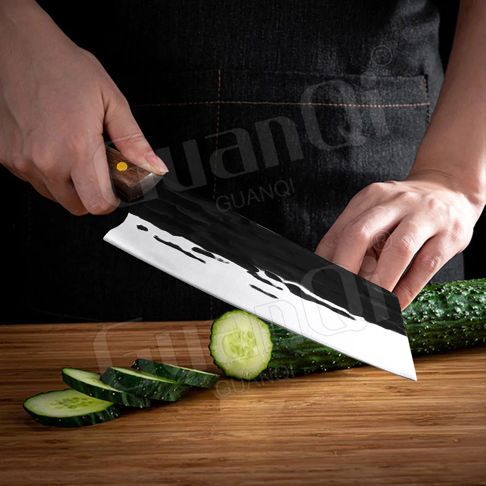 Stainless Steel Kitchen Cleaver Knives Cutting Meat Vegetable Slicing Chef Knife Sharp Forged Cooking | Дом и сад
