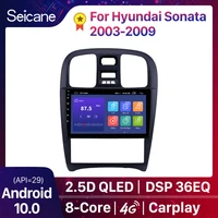 seicane 9 inch 2din android 10 0 car gps radio head unit player for hyundai sonata 2003 2004 2005 2009 support carplay tpms dvr