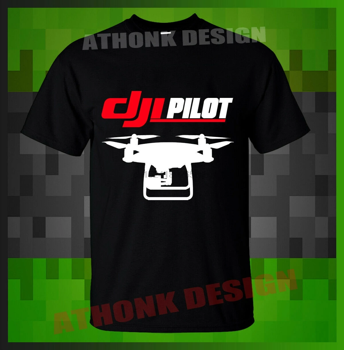 Футболка дрона пилота DJI PILOT PHANTOM 4 PRO V2.0|Мужские футболки| |