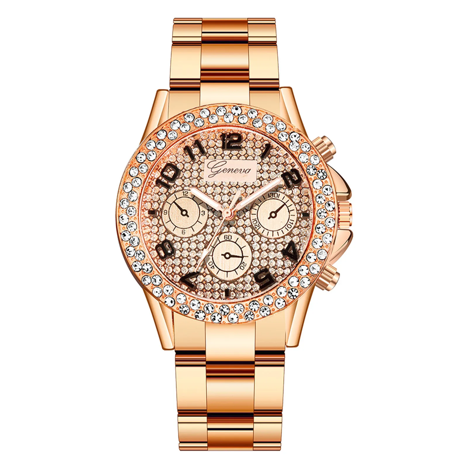 

Luxury Watch Women Fashion Stainless Steel Watches Ladies Casual Exquisite Design Crystal Wristwatch relogios masculinos