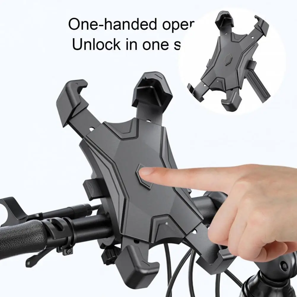 

Bike Navigation Frame High-quality Good Compatibility Quick Release for Riding Bike Phone Mount Bike Phone Holder