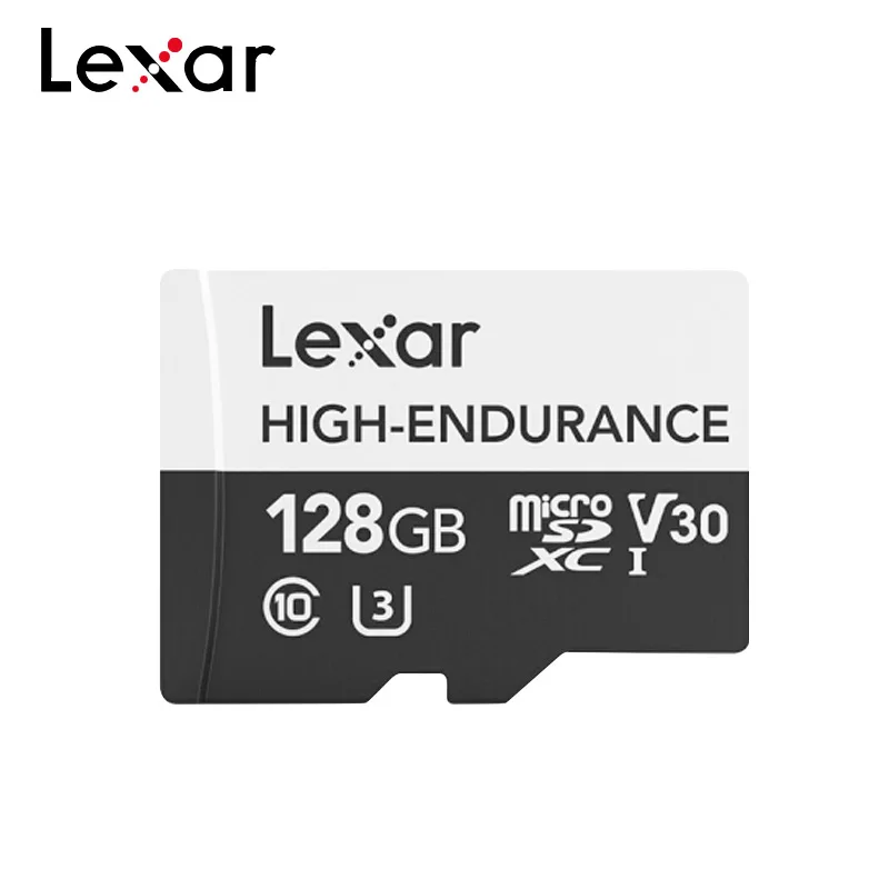 Оригинальная карта Lexar High Endurance Micro SD 32 Гб 64 128 ГБ V10 V30 SDHC SDXC C10 памяти Microsd для