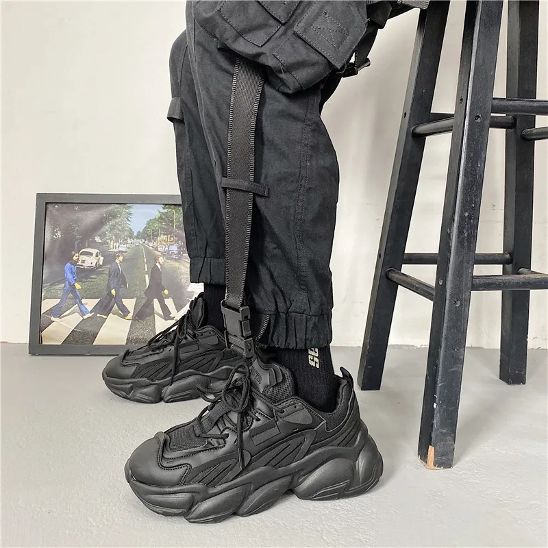 

Новинка 2021, Мужская модная обувь с портом, Уличная обувь ins для стрельбы, ретро Обувь на толстой подошве, универсальная Студенческая спортив...