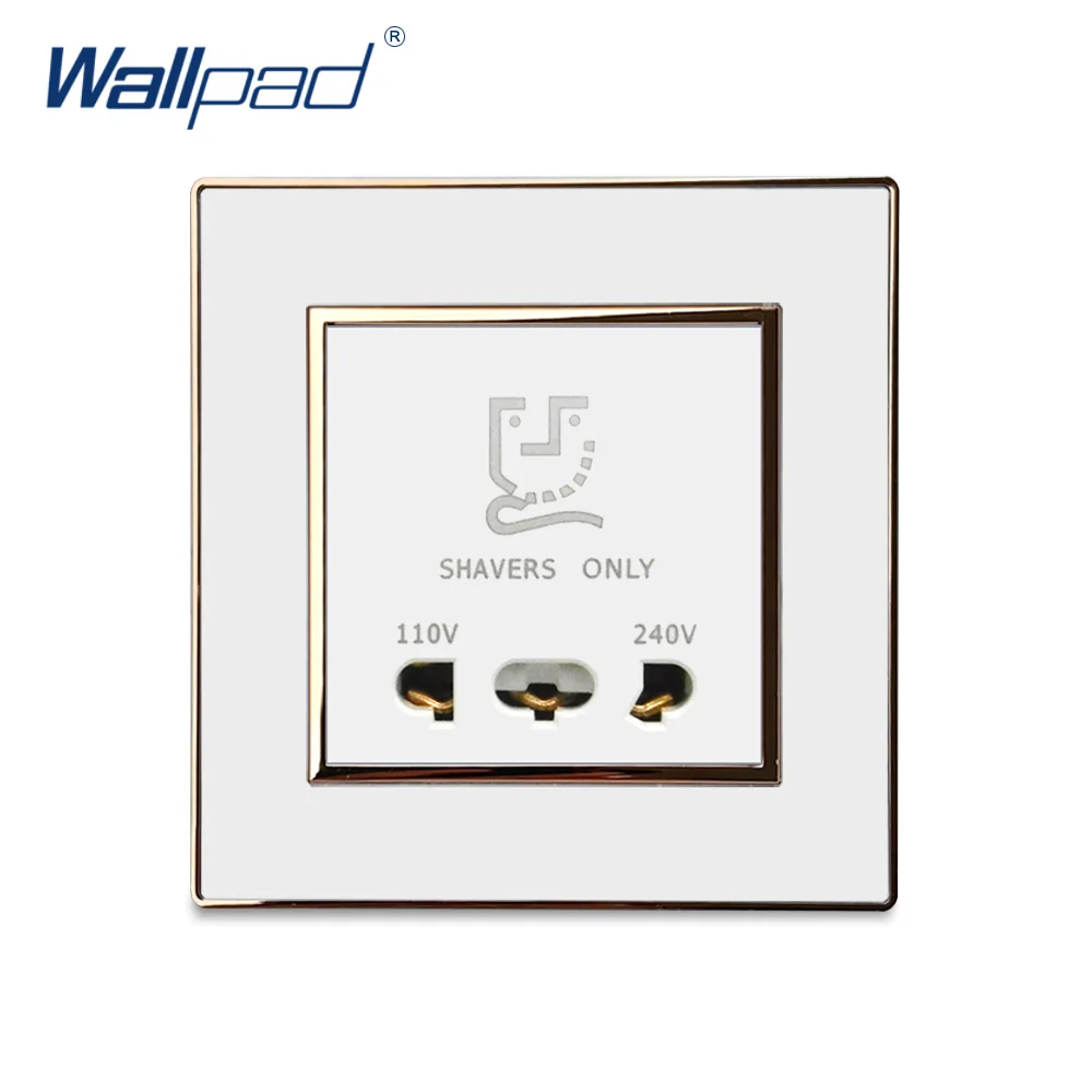 Бритва розетка бритва с бородой Wallpad Роскошная настенная электрическая Зеркало