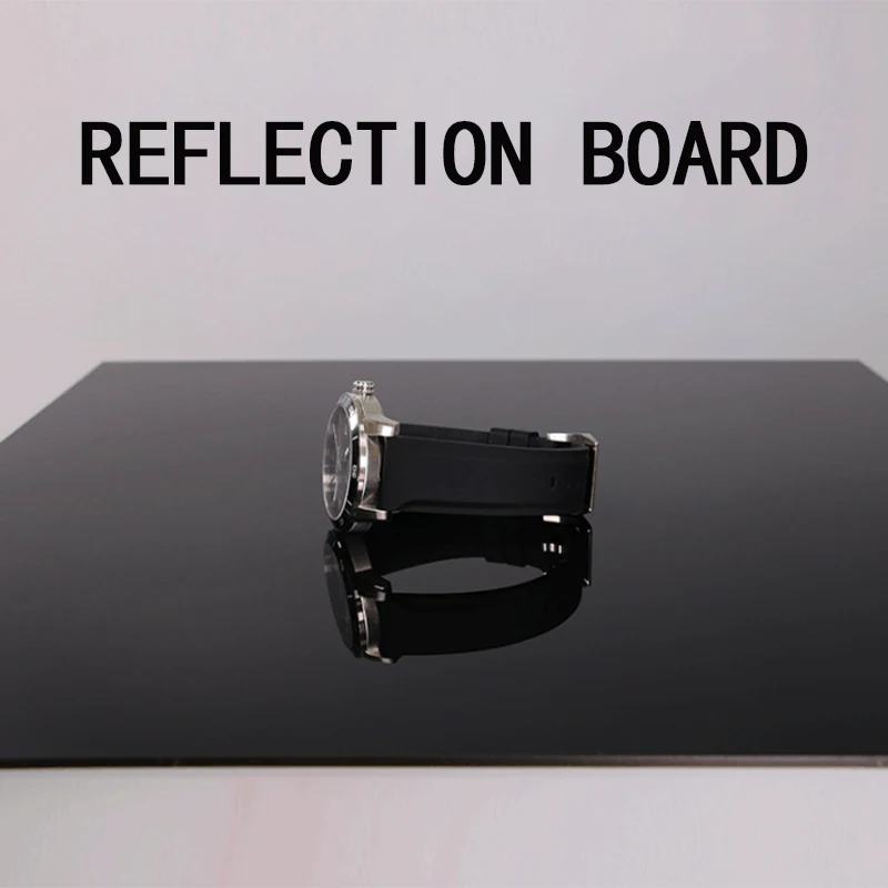 40 см Акриловая зеркальная отражающая доска белый черный фон реквизит для