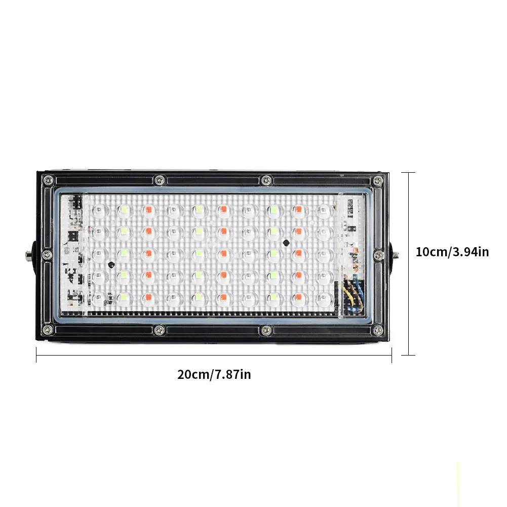

50W LED Floodlight RGB Spotlight Super Bright Security Light Outdoor LED Flood Light With Remote Courtyard Garage Park Square