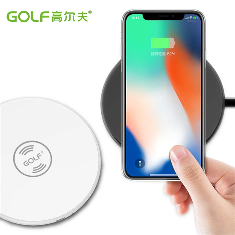 Беспроводное зарядное устройство для iPhone 8 Plus X XR XS 11 12 Pro Max Samsung S8 S9 S10 S20 Xiaomi 9 10