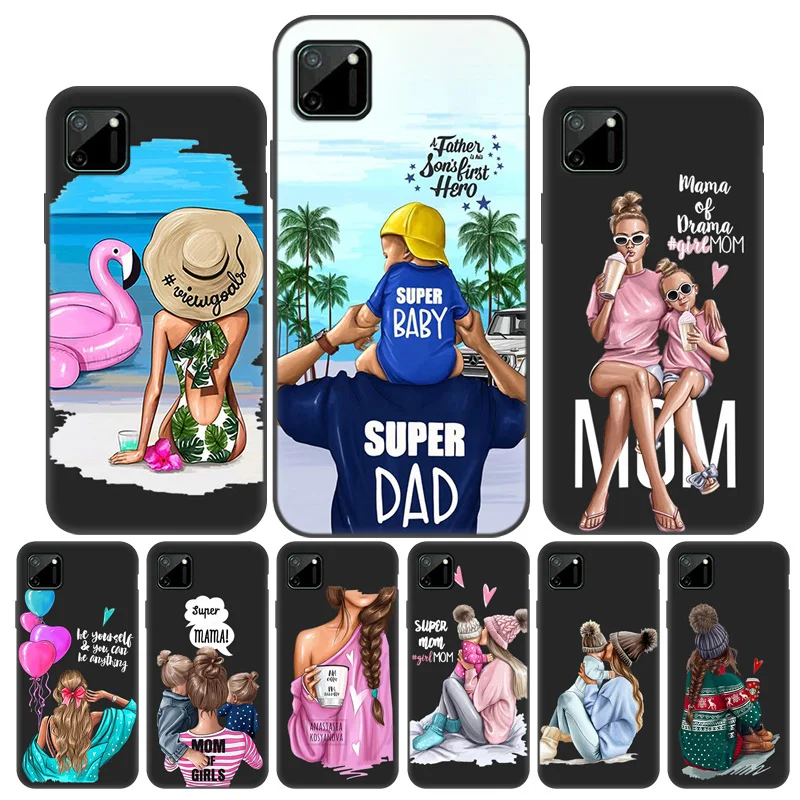 

Painted Cases For Oppo Reno 4 Pro Cases Silicone Fundas On Oppo Reno Ace Z 3 Parent-child Luxuxy Soft Black Back Covers Bumper