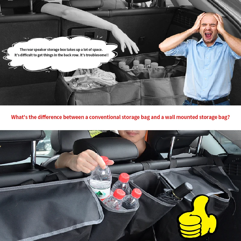 Автомобильный задний сумка для хранения на спинку сиденья Водонепроницаемый