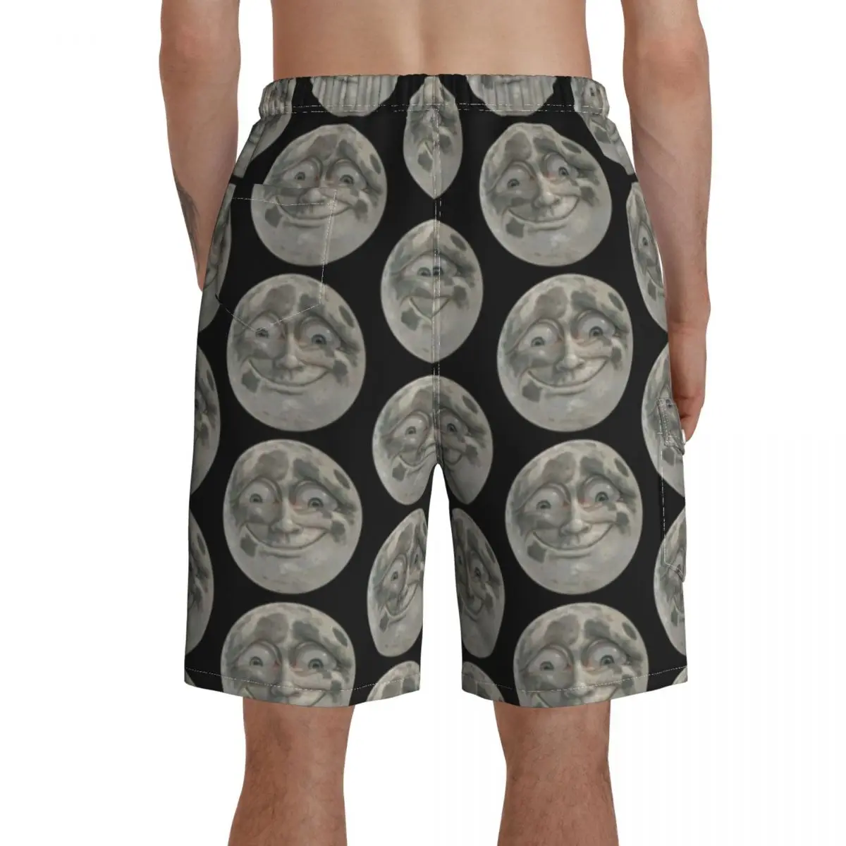 

Surrealism Board Shorts Polyester Swimming Trunks Bathing Pattern Men Swim Trunks