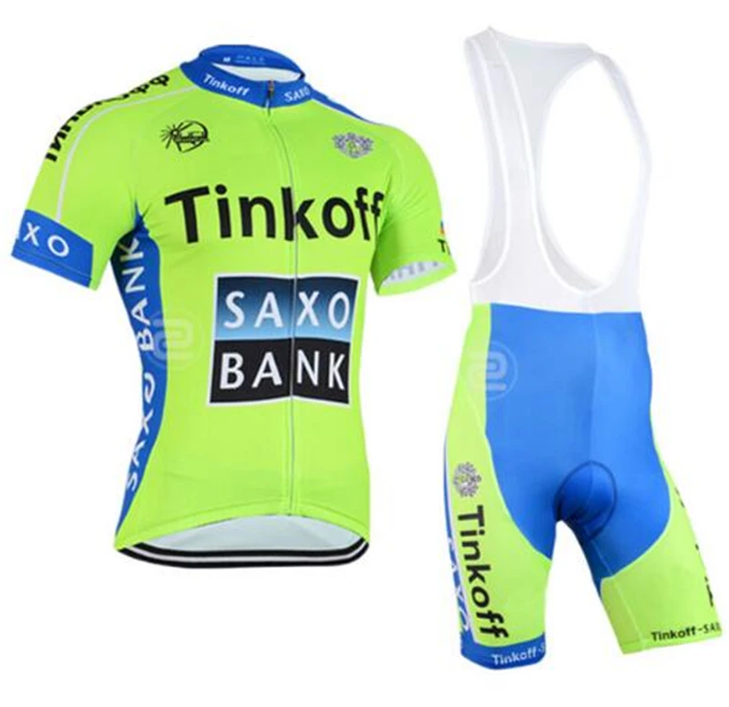 Новинка 2020 Saxo Bank Tinkoff командная одежда для велоспорта Джерси наборы MTB велосипеда