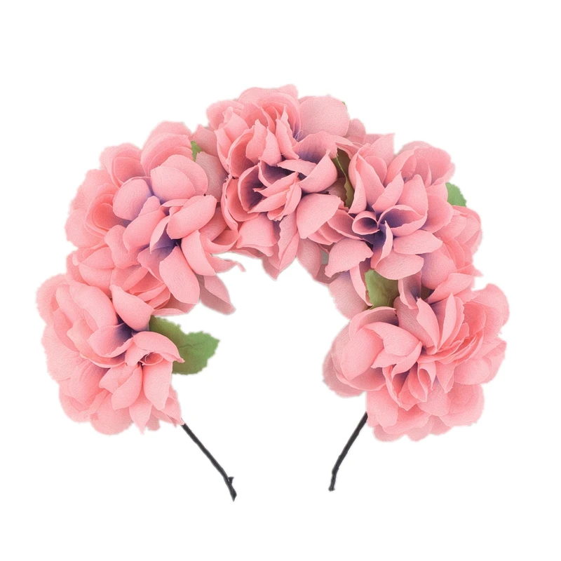 1 шт Портативный Хэллоуин имитация цветка розы Венок повязка на голову