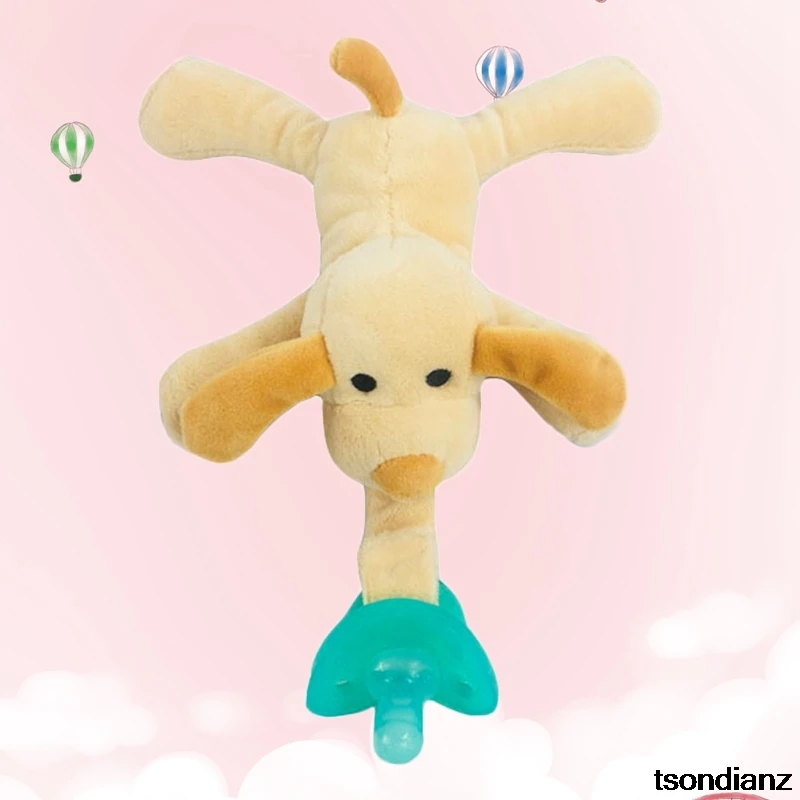 

Newborn Baby Plush Toy Pacifier Soother Cute Baby Infant Kids Cartoon Dummy Nipple Soother Silicone Pacifier Feeding