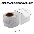 Одноразовый трафарет для бровей, макияж, микроблейдинг, фотомерный инструмент для красоты, трафарет для бровей, профессиональный трафарет для бровей