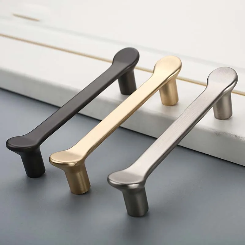 

New Modern And Simple American Cabinet Handle European-style Zinc Alloy Surface Mounted Drawer Cabinet Closet Door Handle