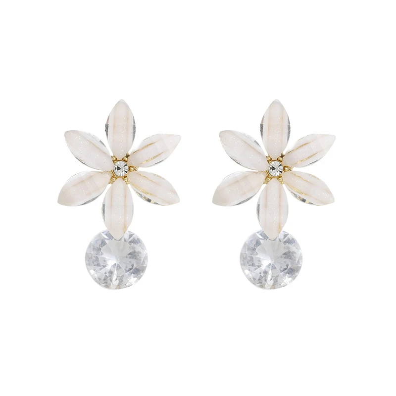 

Bacolod Beauty Big Flower Drop Earrings for Women 2020 Fashion Plant Dangle Earring Best Gifts for Mother Party Wedding Jewelry