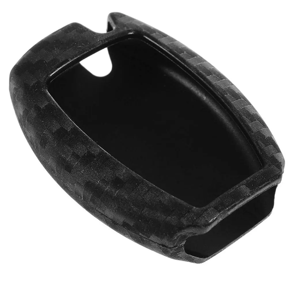 

Key Carbon Fiber Case Key Carbon Fiber Universal Key Shell Carbon Fiber Car-Style Ceyes Black Silicone Pratical