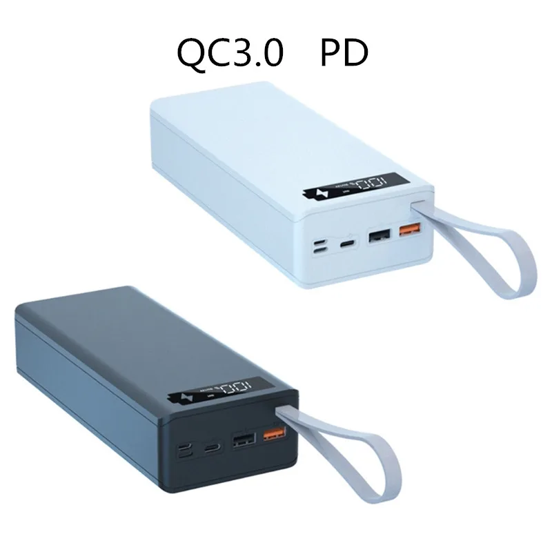 C16 съемный QC3.0 PD Быстрая зарядка ЖК дисплей DIY 16x18650 чехол для аккумулятора корпус