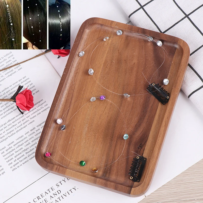 Заколки для волос женские на леске Стразы | Красота и здоровье