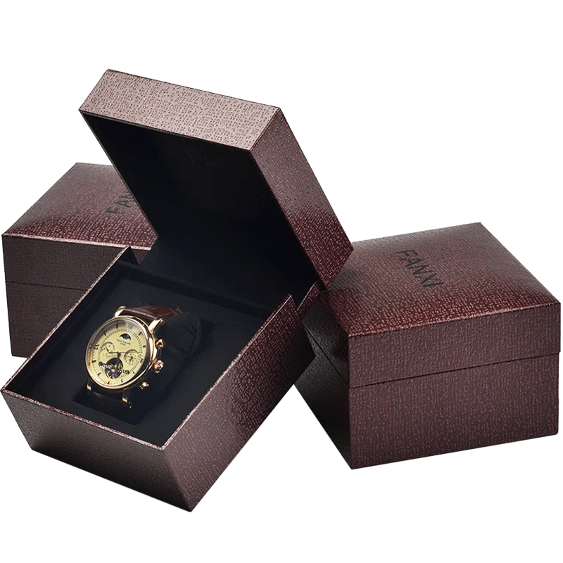 

Oirlv Single Watch Deluxe Gift Box With Pillow Jewelry Watch Display Box Easy To Carry Jewelry Storage Box