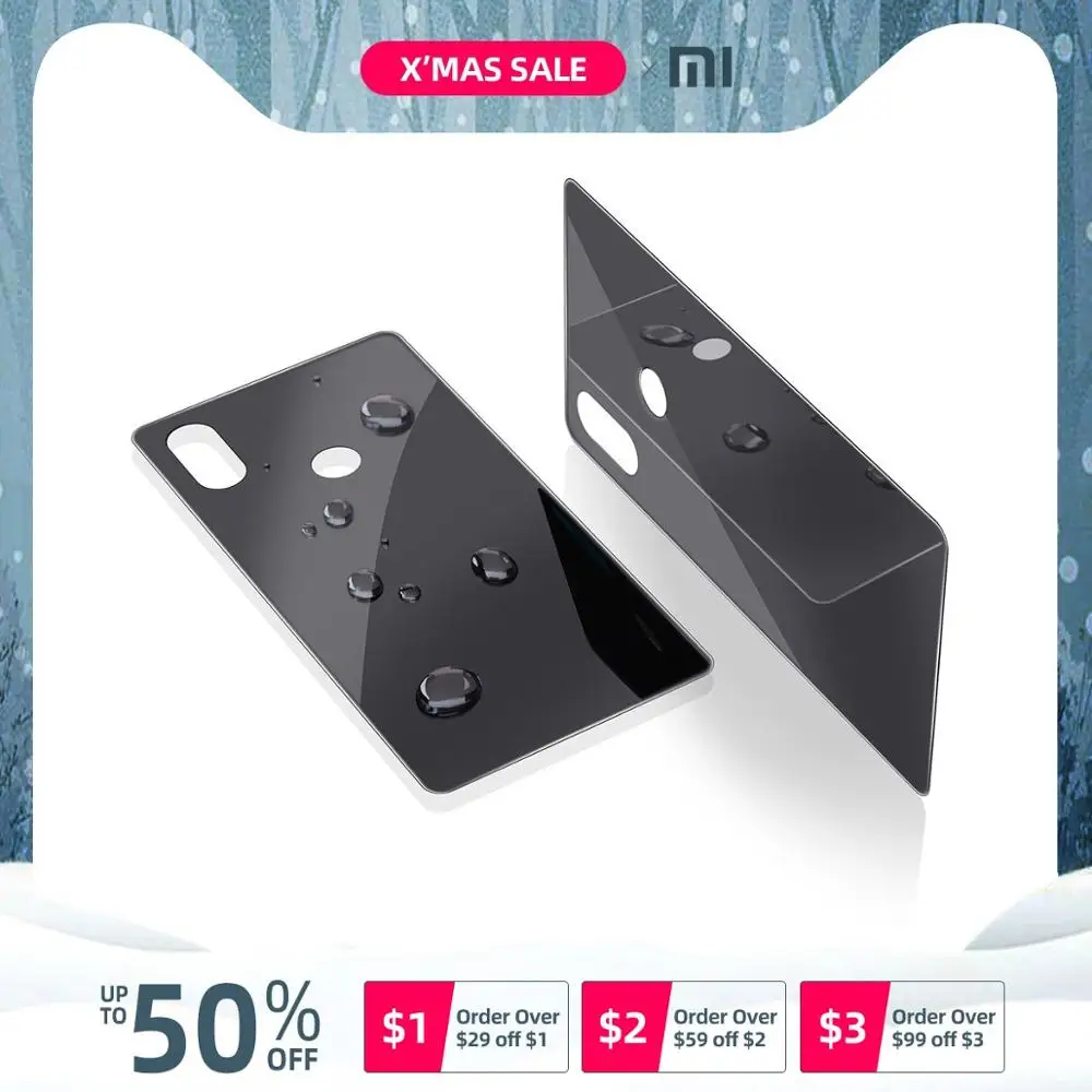Задний корпус для Xiaomi Mi 8 SE задняя батарея стеклянная крышка Mi8 Se Замена Черный