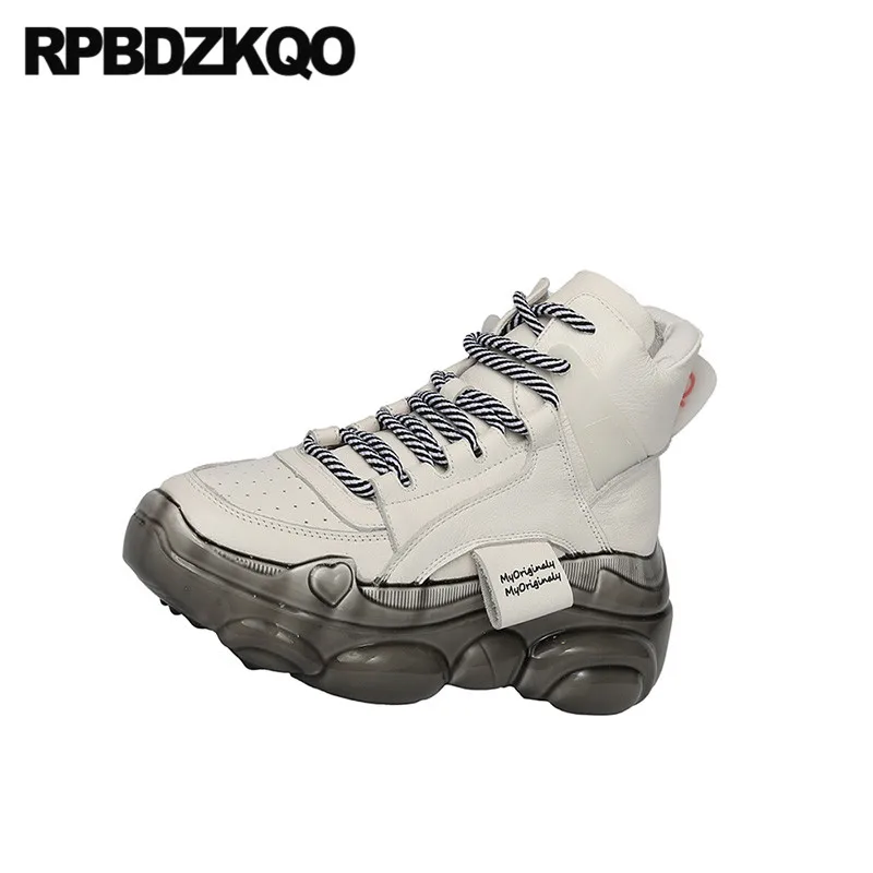 Туфли на высоком каблуке Маффин платформе с толстой мягкой подошвой из