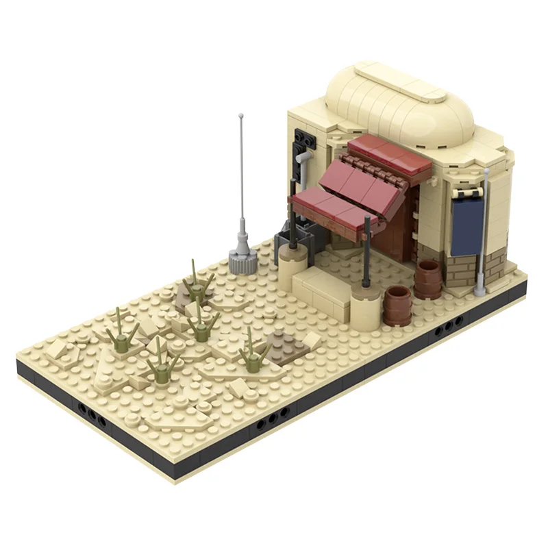

Modular Desert House #2 Tatooine building blocks movie architecture model bricks constructor toys for educational kids gifts